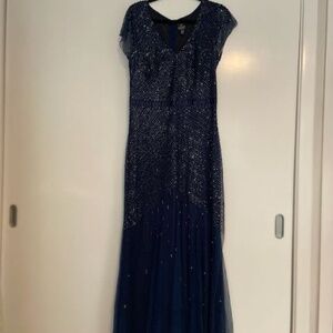 Adrianna Papell beaded formal dress size 12